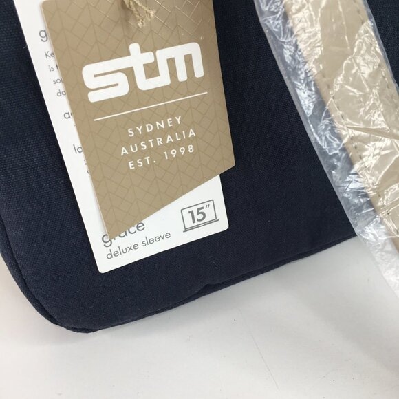 STM Bags Grace Deluxe Sleeve 15" Laptop Sleeve Teal Dot. NWT - Picture 5 of 8